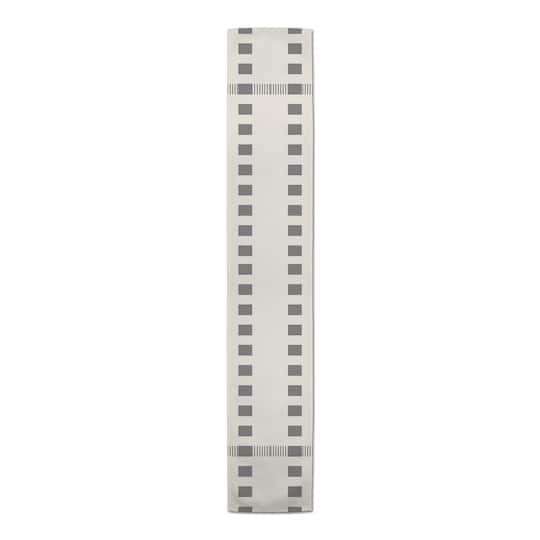 72" Striped Dashed Lines Poly Twill Table Runner